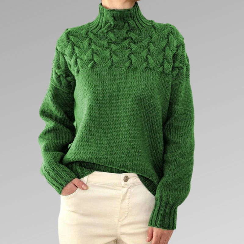 Variantenbild für Damenpullover modern vielseitig 100% Baumwolle komfortable Passform-21