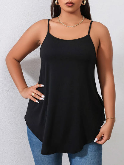 Ärmelloses modernes Damen-Top, Plus-Size, 100 % Baumwolle 6