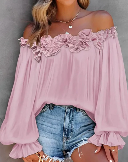 Damen-Seidenbluse Elegant Vielseitig 100% Polyester 3