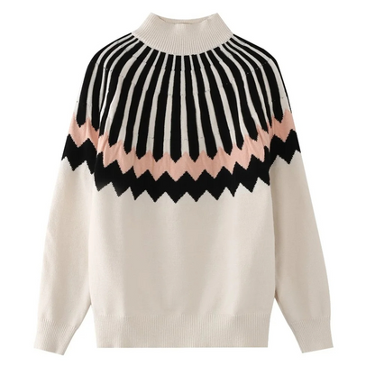 Damen Winterpullover Trendig Acryl Komfortabel-2