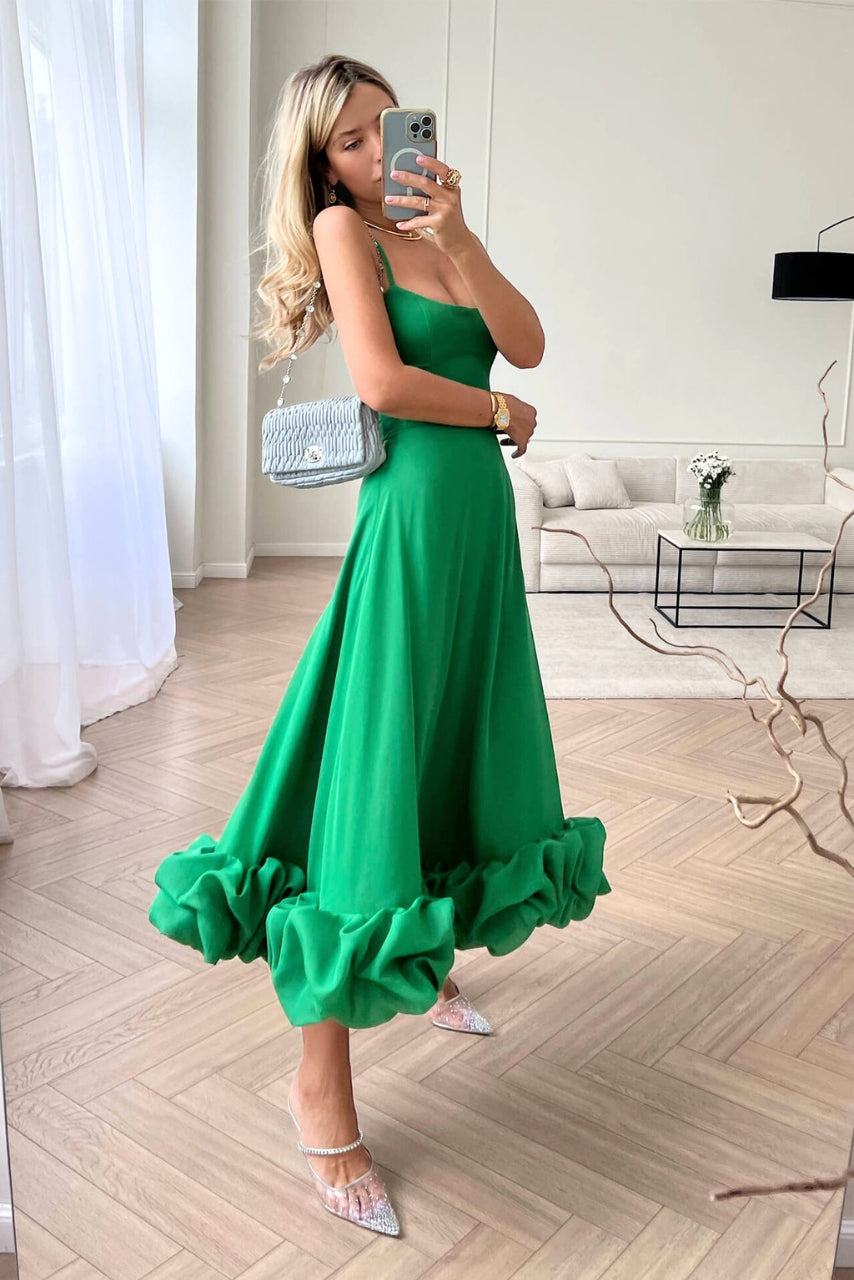 Variant image for Damen-Midikleid, zeitlos, leichtes Material, elegante Silhouette-13