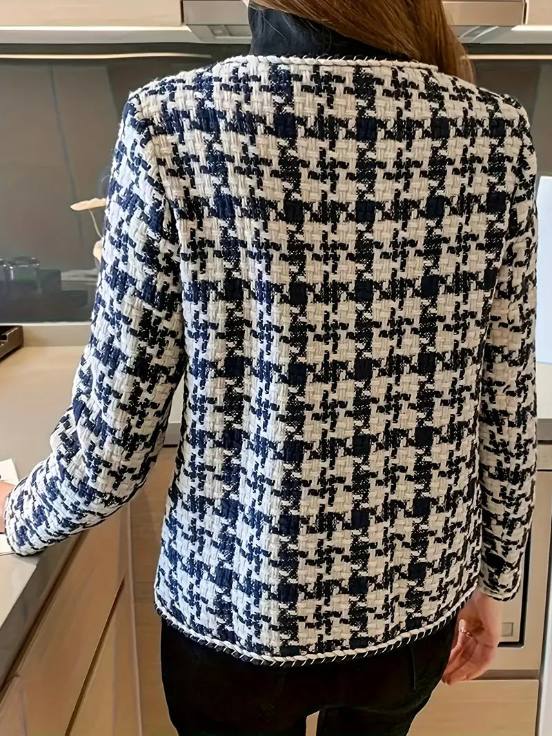 Damen Offene Jacke Lange Ärmel Weiches Material-2