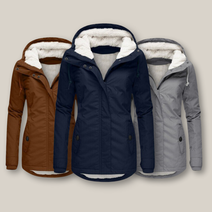 Damen-Steppjacke aus wasserabweisendem Material mit elegantem Design – tailliert und modern für kalte Tage 2
