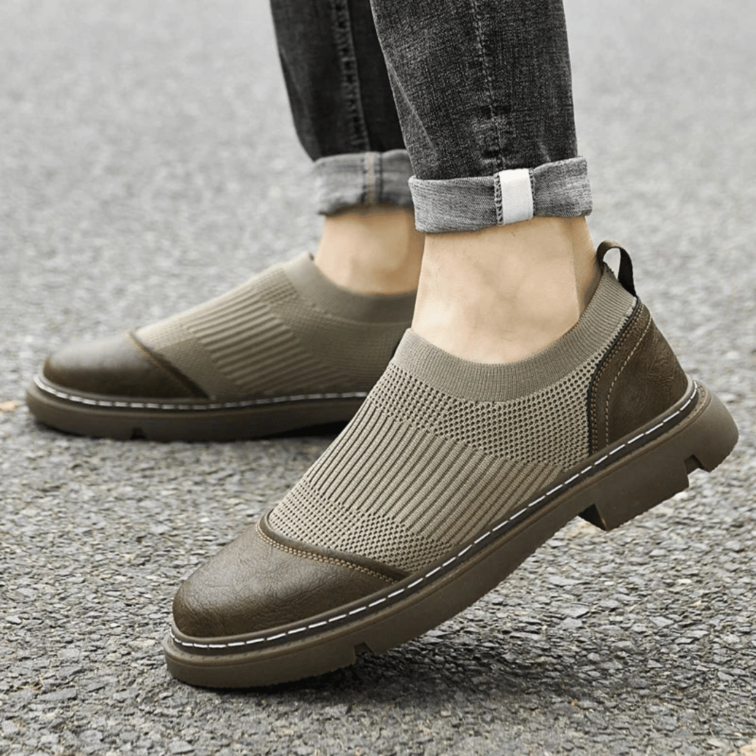 Wasserdichte Herrenschuhe Urbaner Stil Hochwertiges Synthetikleder-3