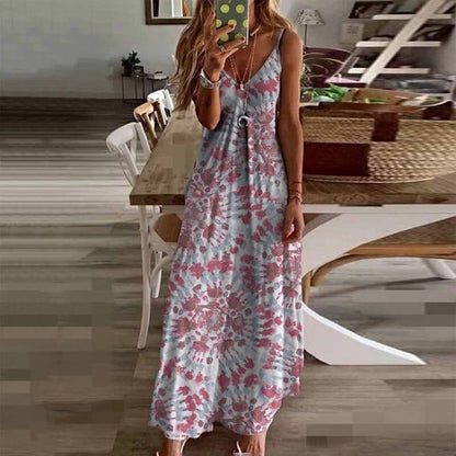 Variant image for Damen-Maxikleid, Ärmelloser Eleganter Atmungsaktiver Stoff-8