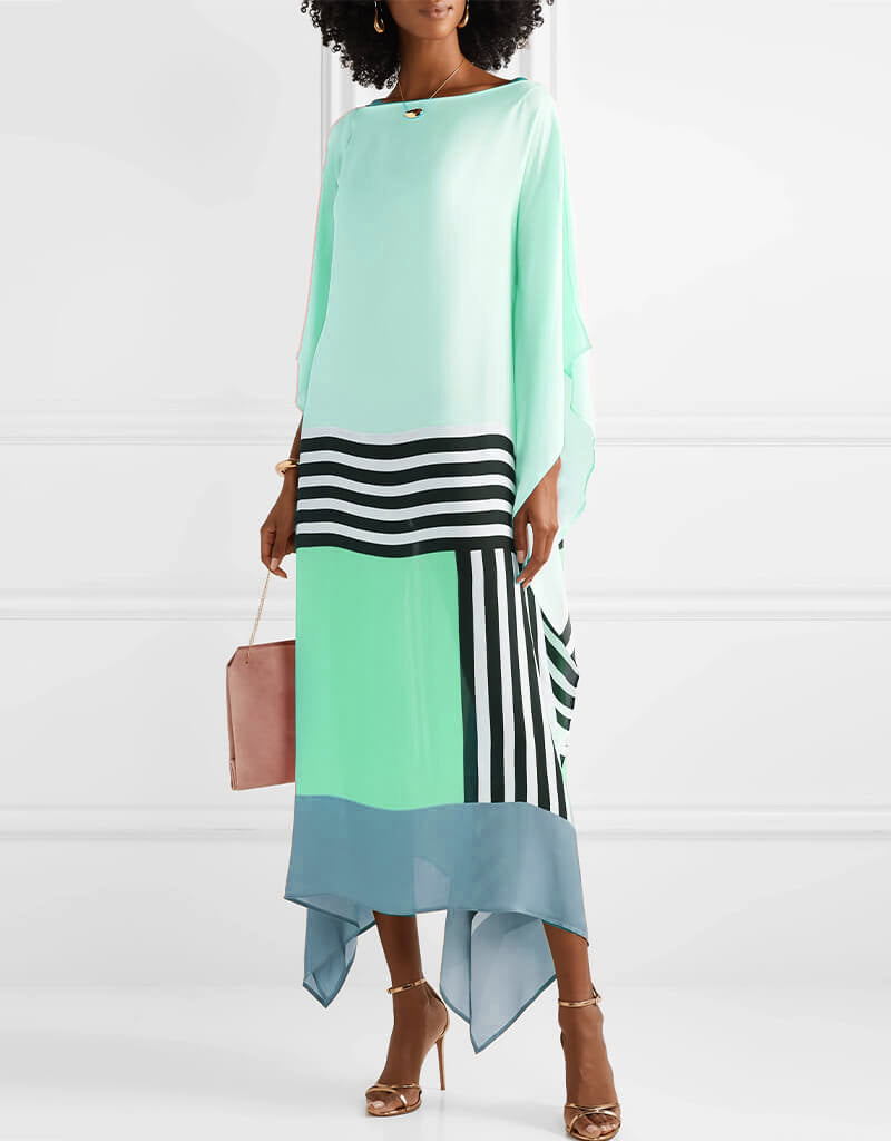 Variant image for Damen-Kaftankleid, leichtes Material, lässige Passform-16