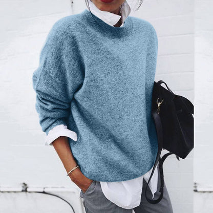 Damen-Pullover, gestricktes weiches luxuriöses Material-2