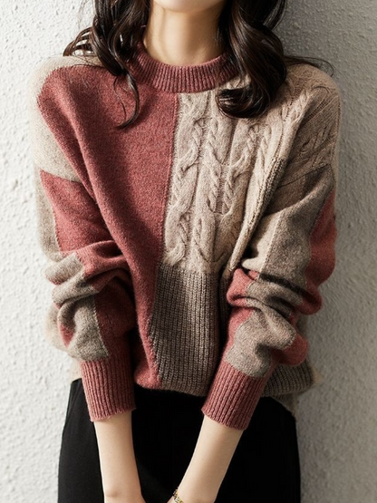 Variant image for Damen-Strickpullover, weiche lockere Passform, hochwertiges Material-1