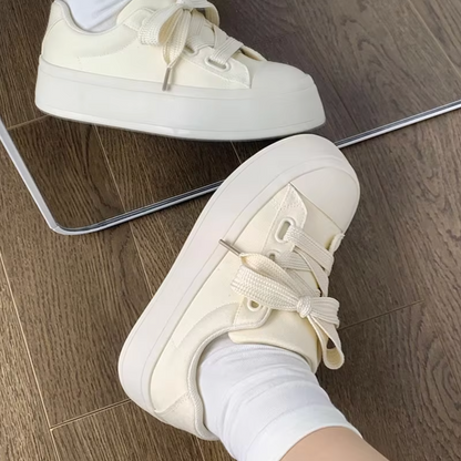 Damen-Sneaker, Plateau, Textil, Synthetik-2