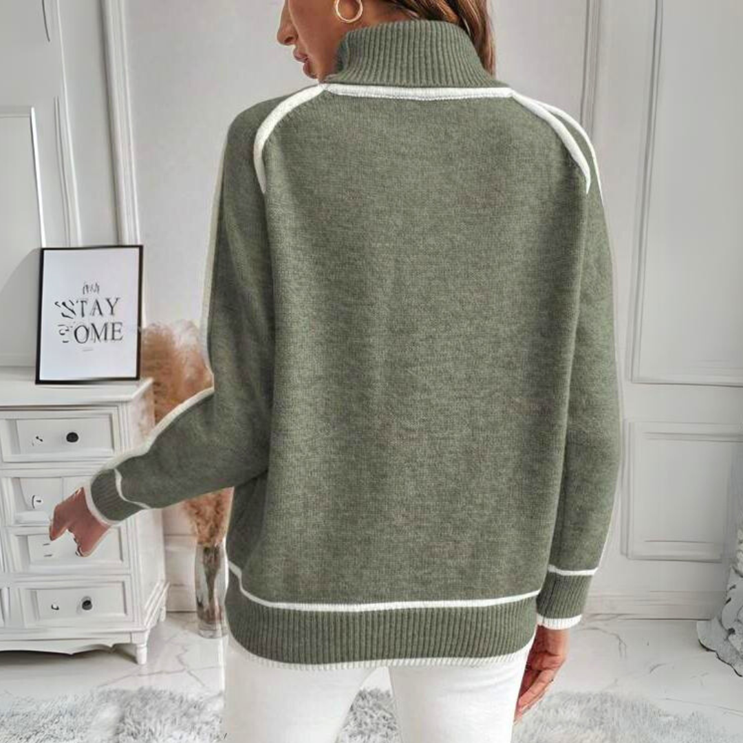 Damen-Strickpullover, elegantes Design, Acryl 3