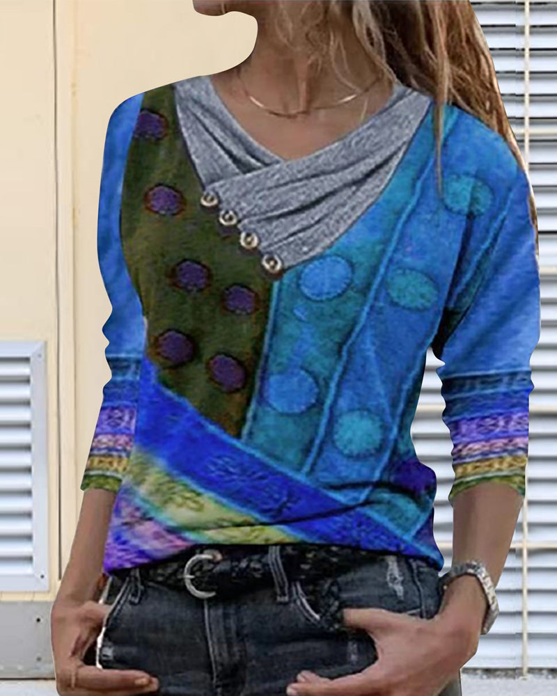 Damen-Top, schlichtes Design-5