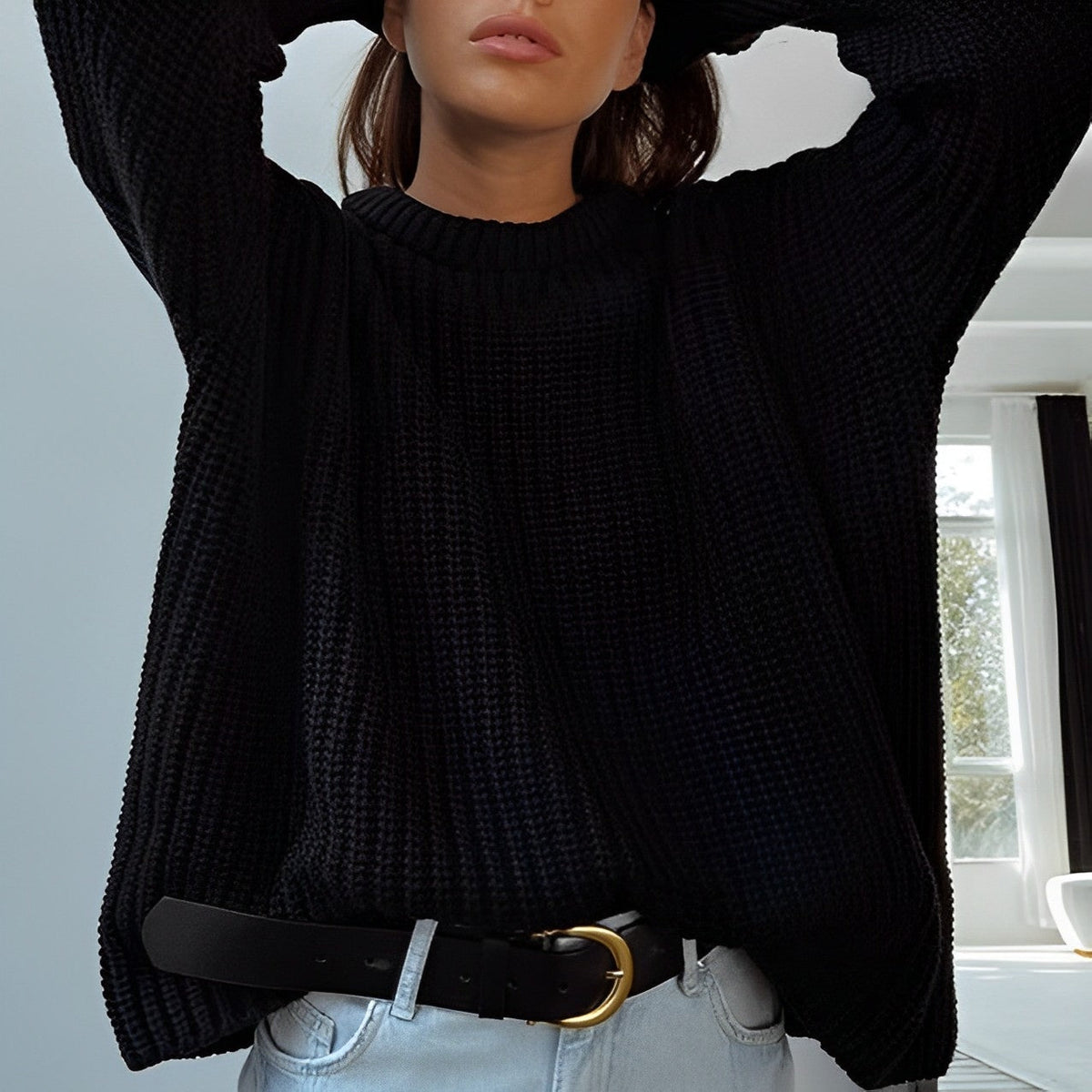 Variant image for Herren-Pullover, locker, Strickacryl für, klassisches Design-28