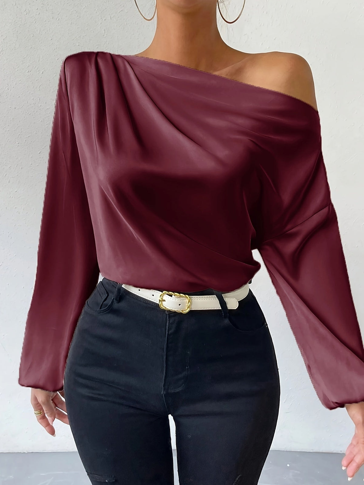 Variantenbild für Damenbluse mit verspieltem Design aus 100 % Baumwolle-21