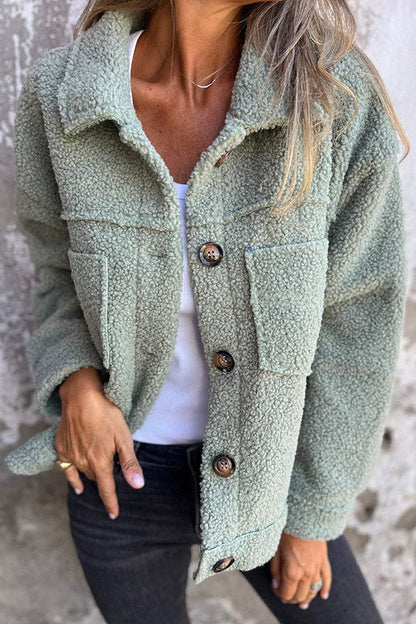 Langer Wintermantel mit Seitentaschen in hoher Qualität aus 100% Polyester-2 für Damen