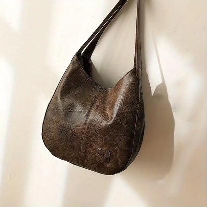 Damen Schultertasche Vintage Hobo Langlebiger Stoff-2