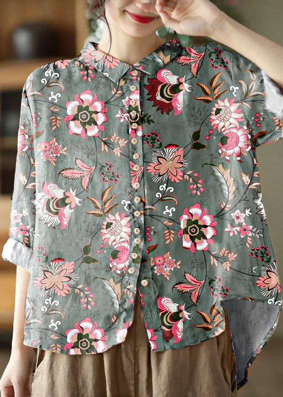 Damen-Bluse moderner hochwertiger Stoff-5