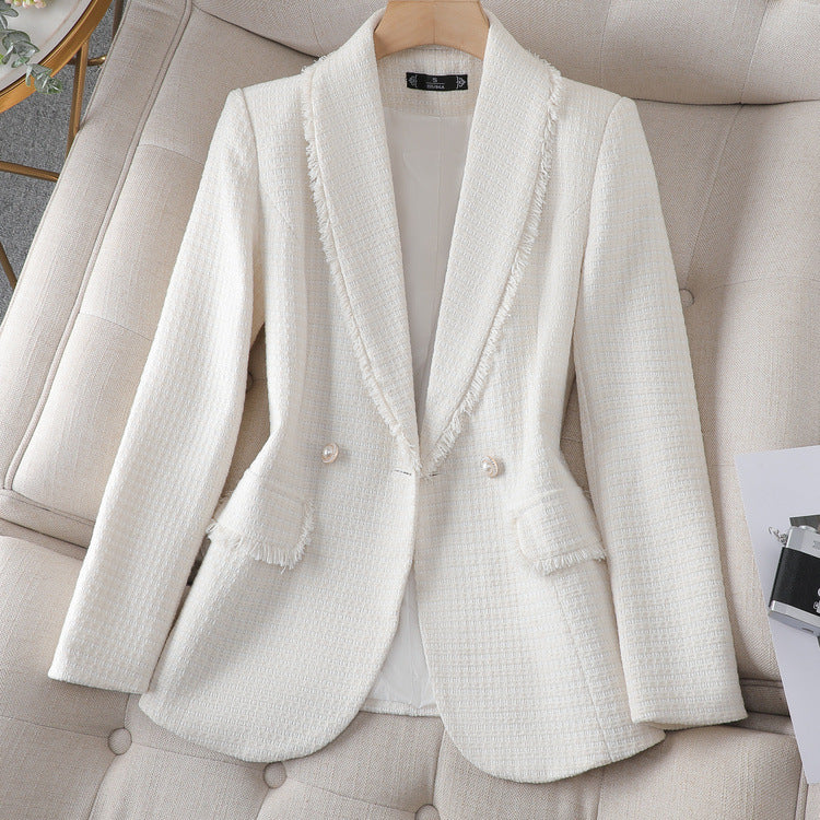 Variant image for Damen-Tweedmantel, klassischer Stil, Polyester-15