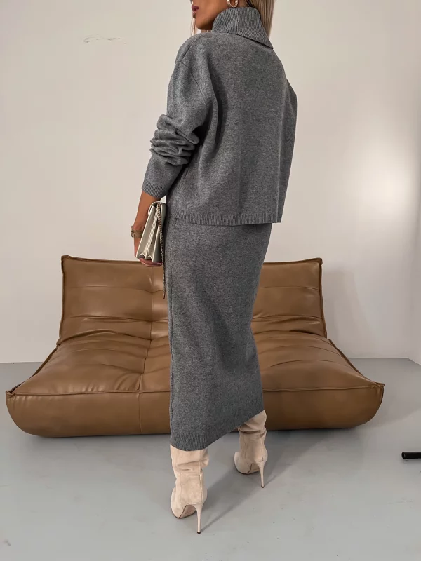Damen-Set, kuscheliges warmes atmungsaktives Design-4