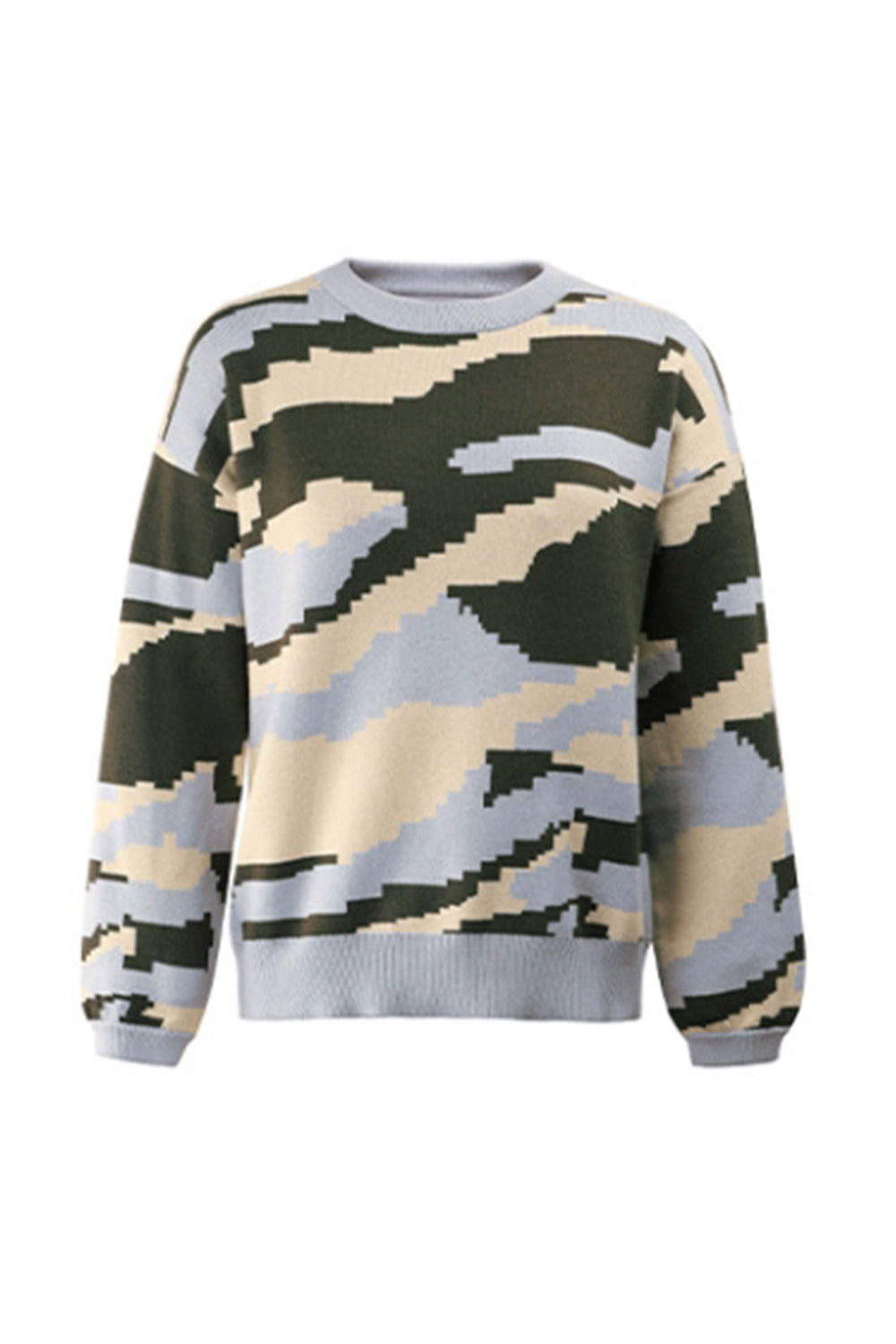 Damen-T-Shirt, leopardgemusterte kurze Ärmel, Polyester-4