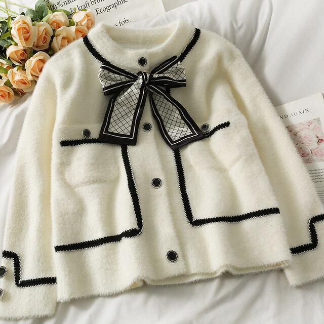 Variantenbild für Damen-Cardigan, klassischer Stil, 100% Acryl-3