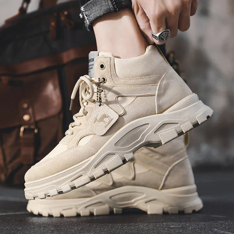 Herren-Taktikstiefel, hoch, atmungsaktives Canvas-1