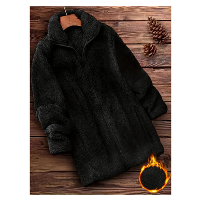 Variant image for Langer Wintermantel Damen Nachhaltiges Material Klassisches Design-7