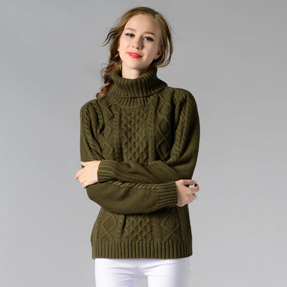 Variant image for Damen-Rollkragenpullover, figurbetontes Acryl-26