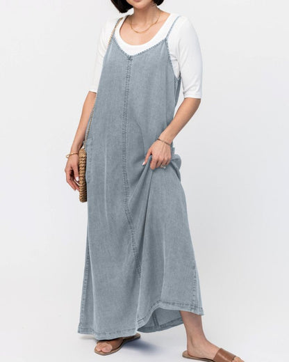 Damen-Jeans-Kleid, lässig, schick, aus nachhaltigem Denim-2