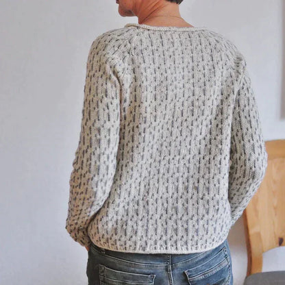 Damen-Pullover, U-Boot-Ausschnitt, weich, gestrickt, Qualität-6