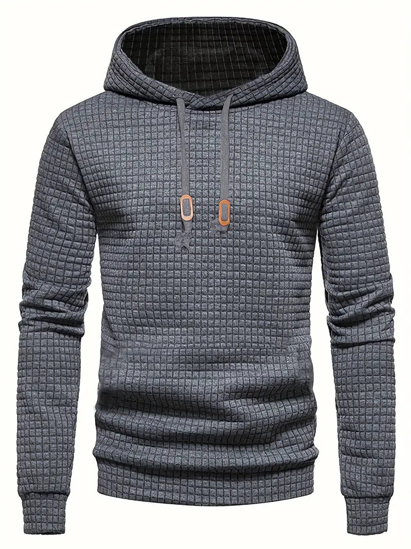 Herren-Hoodie, lässig, 100% Baumwolle, für Frühling und Herbst 9