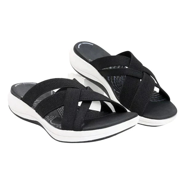 Damen-Clogs mit Querriemen, leicht und atmungsaktiv, Holzschuhe-6