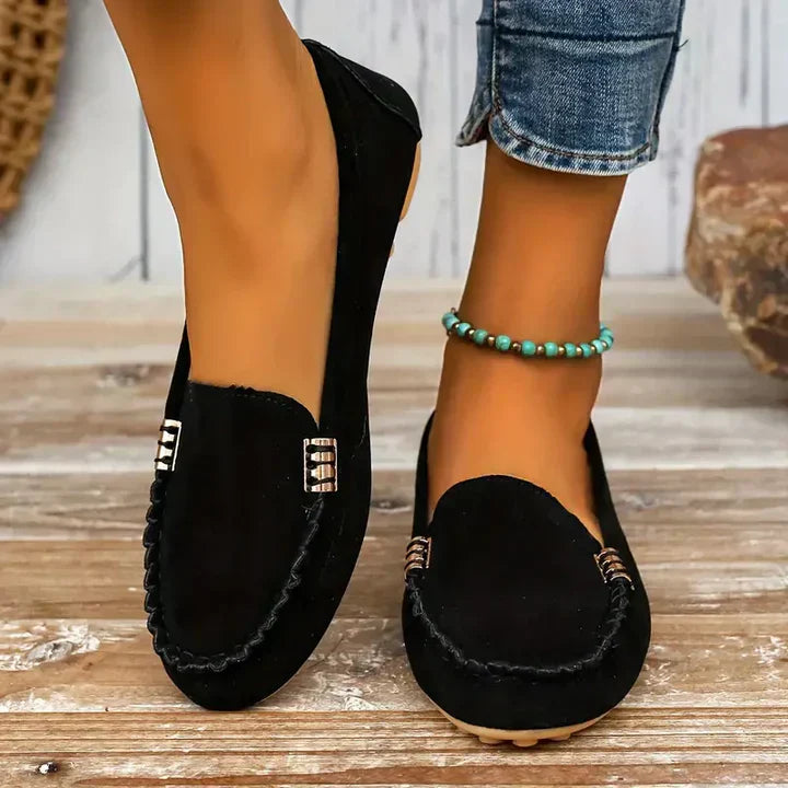 Variant image for Damen-Flachschuhe, komfortabel, Synthetikmaterial-1