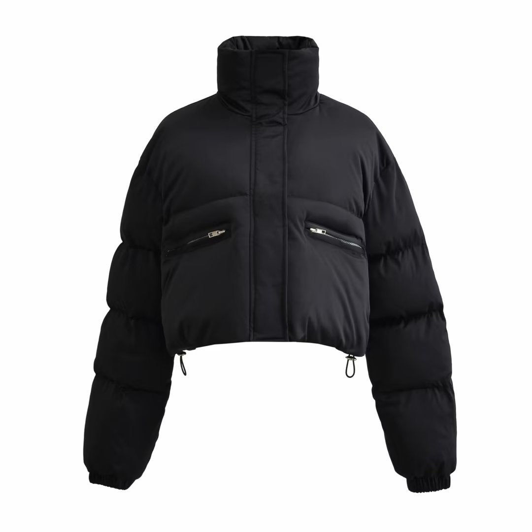 Lange Damen-Winterjacke in Oversize-Passform – Trendige Polyesterjacke für kalte Tage 8