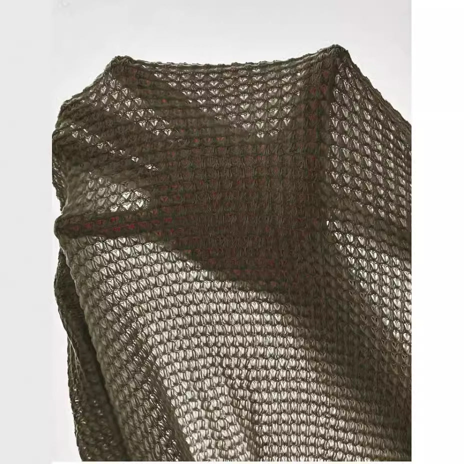 Damen-Hemd, lang, lässig, Polyester-5