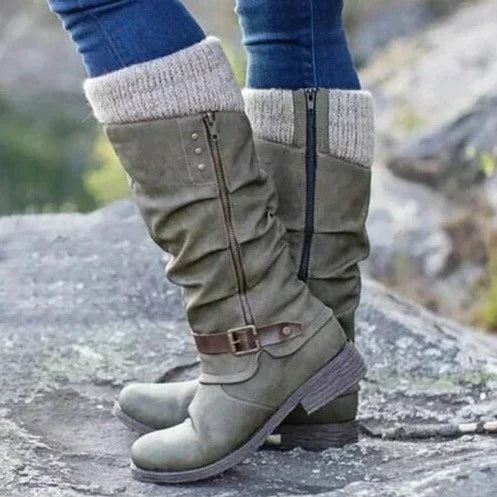 Orthopädische Herren-Stiefel, Gummisohle, Kunstleder-3