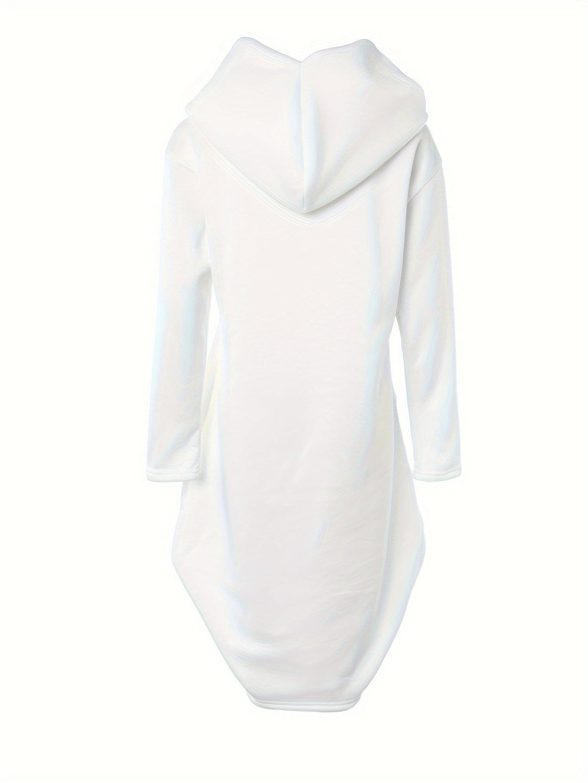 Damen-Hoodie-Kleid in Midi-Länge aus 100 % Baumwolle-3