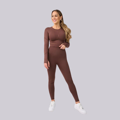 Damen-Leggings, Push-Up, Hoche Taille, Elastisches Polyester-1