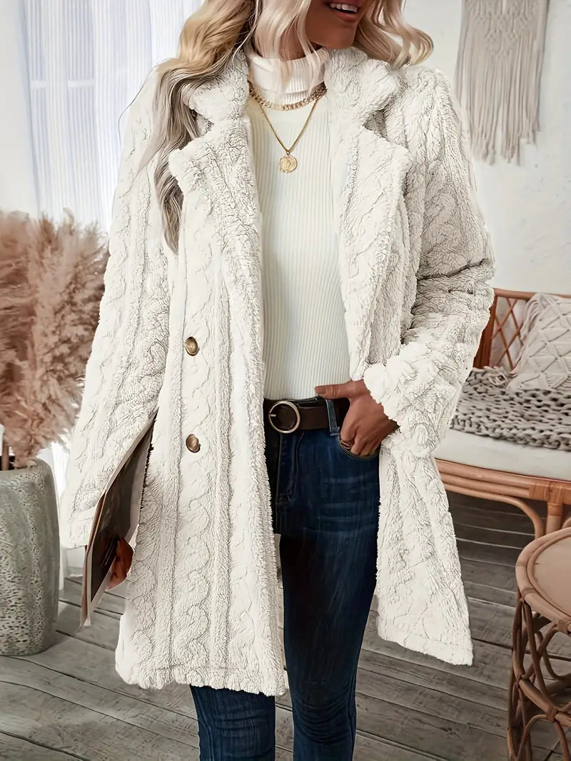 Variantenbild für dicke Winter-Damenjacke aus Polyester mit modernem Design-21