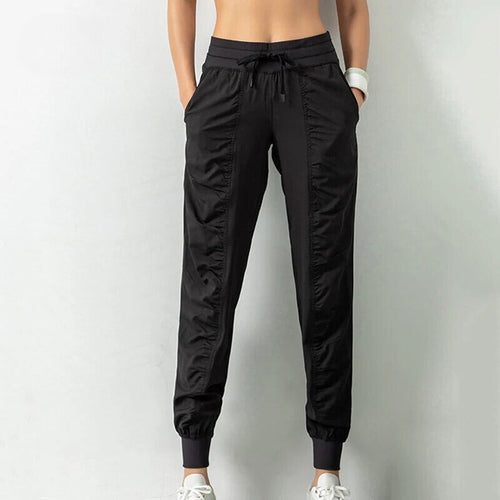 Damen Wanderhose Slim Fit Elastischer Bund Atmungsaktive Materialien-1