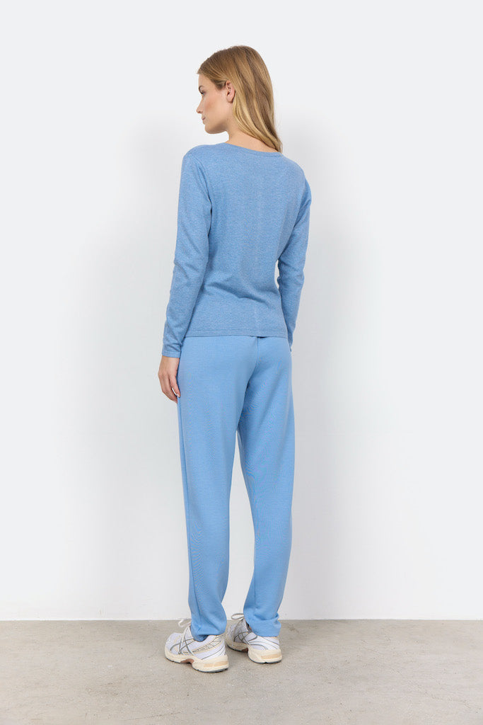Damen-Cardigan, normale Passform, Viskose-Nylon-Mischung, runder Ausschnitt, Knopfverschluss-4