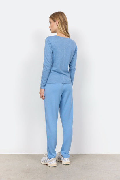 Damen-Cardigan, normale Passform, Viskose-Nylon-Mischung, runder Ausschnitt, Knopfverschluss-4