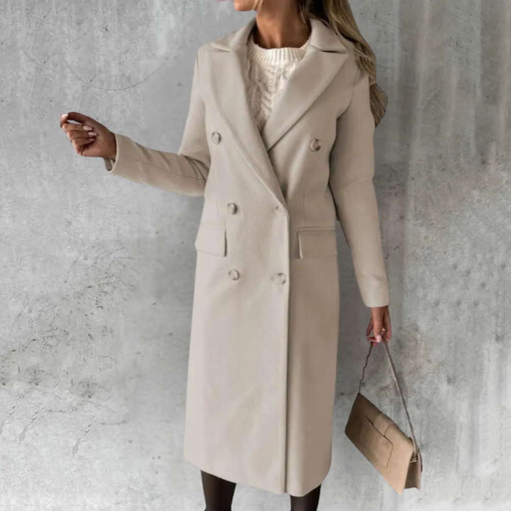 Variant image for Damen-Trenchcoat, klassische Wolle-25