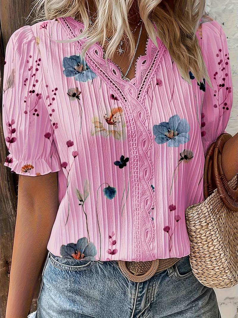 Damenbluse modernes vielseitiges Polyester 1