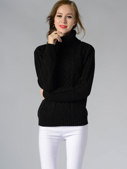Variant image for Damen-Rollkragenpullover, figurbetontes Acryl-11