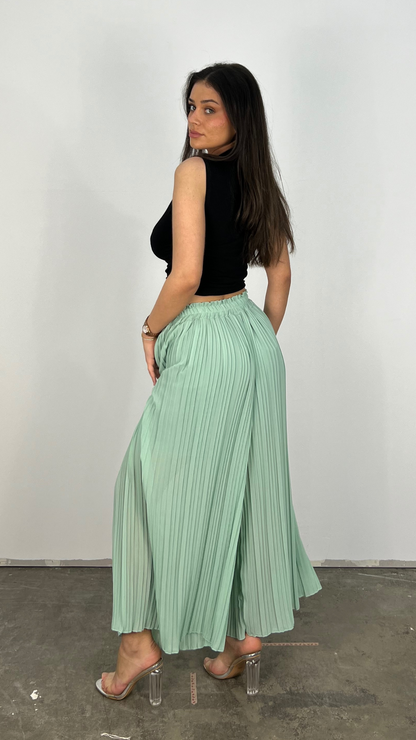 Hose mit Gummizug in Taille Damen Schick Elastische Hose für Alltag 2