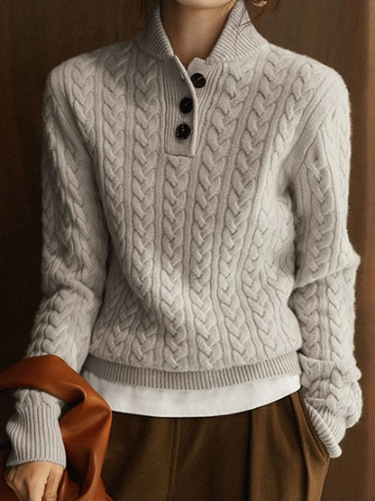 Variant image for Damen-Strickpullover, lässiges Design, weiche Qualität-11
