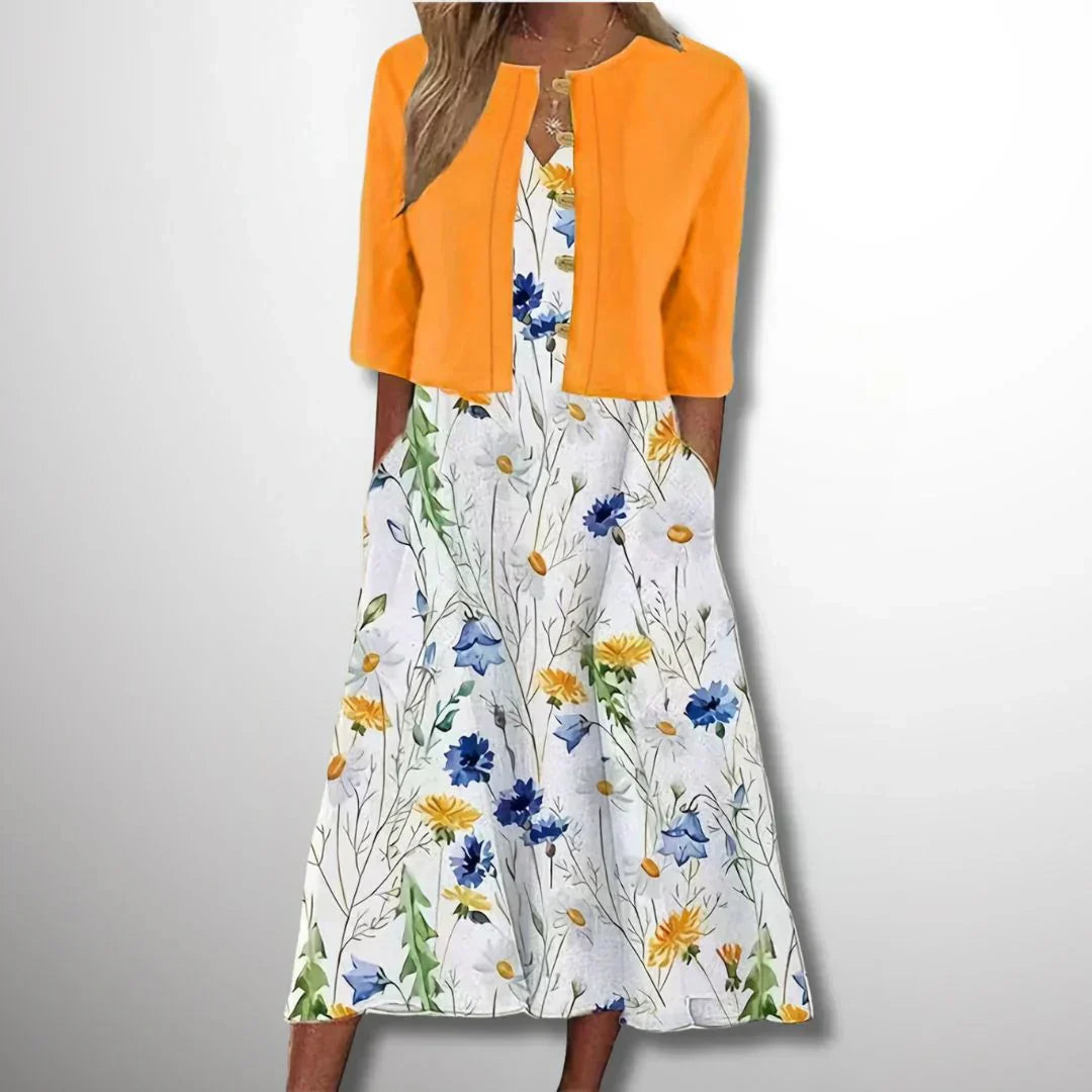 Variant image for Damen-Kleid, elegant, erstklassiger Stoff-11