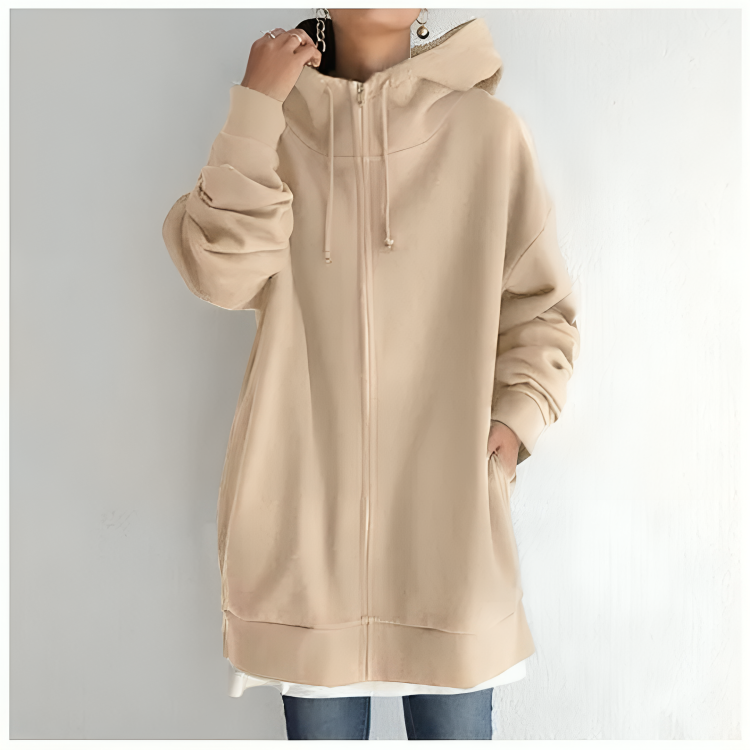 Variant image for Damen Oversized Jacke mit Kapuze Polyester-1