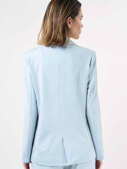 Damen Hemd Tailliert Denim mit Knopfverschluss und Wendekragen-4