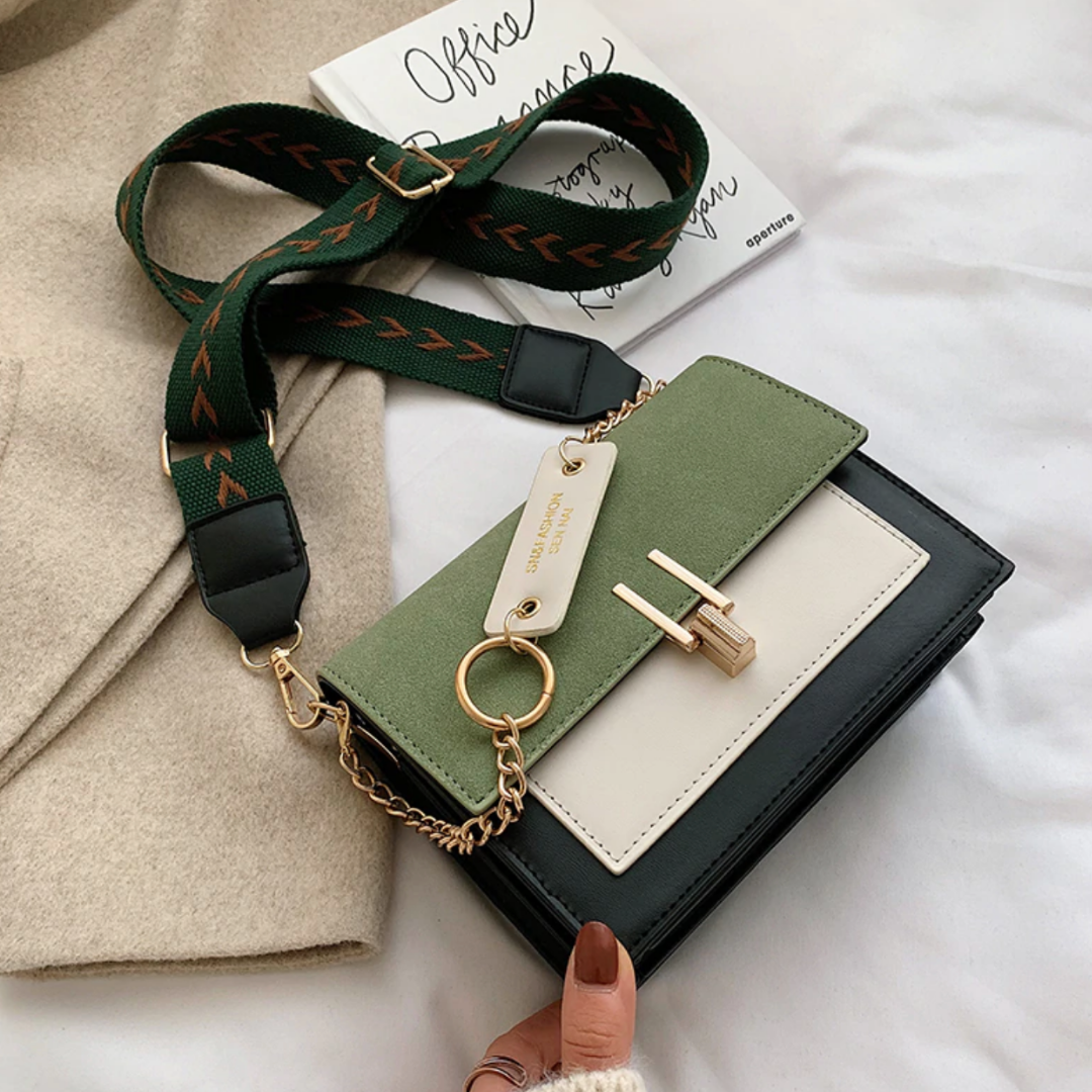 Damen Schultertasche Geräumiger PU-Leder Elegantes Design-4